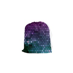Digital Abstract Party Event Drawstring Pouch (xs) by Pakjumat