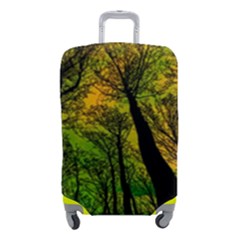 Landscape Night Moon Star Nature Luggage Cover (small) by Pakjumat