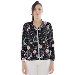 Animals Galaxy Space Women s Windbreaker by Pakjumat