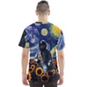 Starry Surreal Psychedelic Astronaut Space Men s Sport Mesh T-Shirt View2