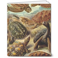 Turtles Leatherback Sea Turtle 8  X 10  Softcover Notebook by Pakjumat