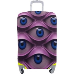 Artistic Eye Psychedelic Luggage Cover (large) by Modalart