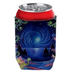 Psychedelic Mushrooms Psicodelia Dream Blue Can Holder by Modalart