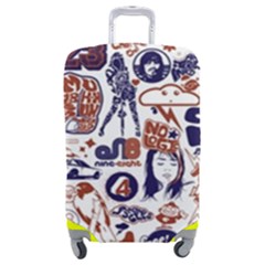 Artistic Psychedelic Doodle Luggage Cover (medium) by Modalart