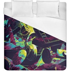 Artistic Psychedelic Abstract Duvet Cover (king Size) by Modalart