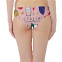 Food Pattern Italia Hipster Bikini Bottoms View2