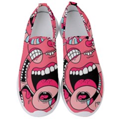 Big Mouth Worm Men s Slip On Sneakers by Dutashop