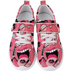 Big Mouth Worm Men s Velcro Strap Shoes by Dutashop