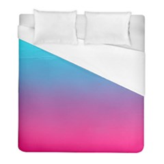 Blue Pink Purple Duvet Cover (full/ Double Size) by Dutashop