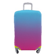 Blue Pink Purple Luggage Cover (small) by Dutashop