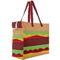 Cake Cute Burger Canvas Travel Bag View3