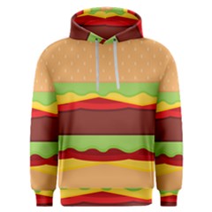 Cake Cute Burger Men s Overhead Hoodie by Dutashop