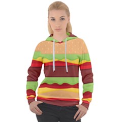 Cake Cute Burger Women s Overhead Hoodie by Dutashop