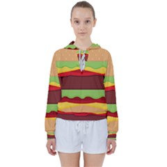 Cake Cute Burger Women s Tie Up Sweat by Dutashop