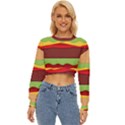 Cake Cute Burger Lightweight Long Sleeve Sweatshirt View1