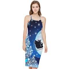 Merry Christmas Bodycon Cross Back Summer Dress by Sarkoni