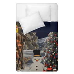 Christmas Landscape Duvet Cover Double Side (single Size) by Sarkoni