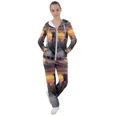 River Buildings City Urban Women s Tracksuit by Sarkoni