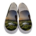 Coast Algae Sea Beach Shore Women s Canvas Slip Ons View1