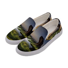 Coast Algae Sea Beach Shore Women s Canvas Slip Ons by Sarkoni