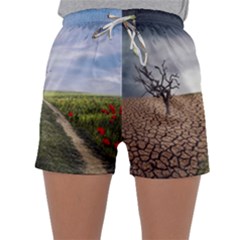 Climate Landscape Sleepwear Shorts by Sarkoni