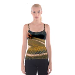 Vineyard Agriculture Farm Autumn Spaghetti Strap Top by Sarkoni