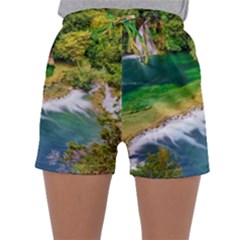 River Waterfall Sleepwear Shorts by Sarkoni