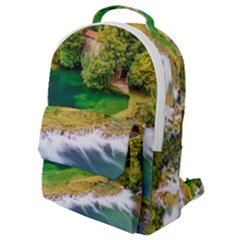 River Waterfall Flap Pocket Backpack (small) by Sarkoni