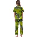 Apartment Curve Path Step Kids  Satin Short Sleeve Pajamas Set View2