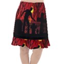 Horror Zombie Ghosts Creepy Fishtail Chiffon Skirt View1