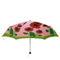 Flowers Butterflies Red Flowers Folding Umbrellas View3