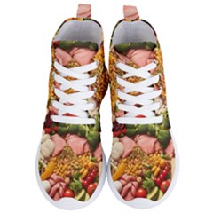 Fruit Snack Diet Bio Food Healthy Women s Lightweight High Top Sneakers by Sarkoni