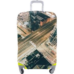 Architecture Buildings City Luggage Cover (large) by Amaryn4rt