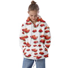 Summer Watermelon Pattern Kids  Oversized Hoodie by Dutashop