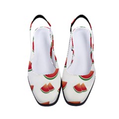 Summer Watermelon Pattern Women s Classic Slingback Heels by Dutashop