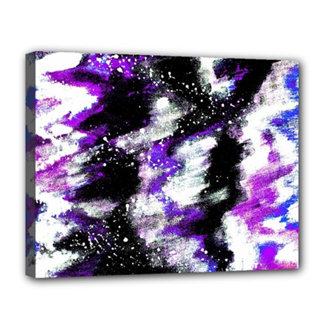 Abstract Canvas Acrylic Digital Design Canvas 14  X 11  (stretched) by Amaryn4rt