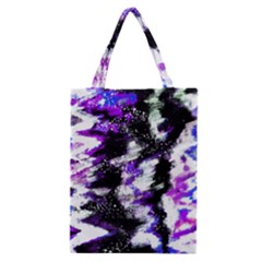 Abstract Canvas Acrylic Digital Design Classic Tote Bag by Amaryn4rt