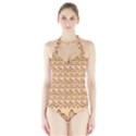 Pattern Design Background Nature Halter Swimsuit View1