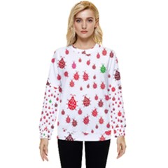 Beetle Animals Red Green Fly Hidden Pocket Sweatshirt by Amaryn4rt