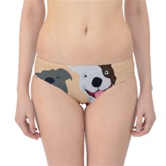 Dogs Pet Background Pack Terrier Hipster Bikini Bottoms by Ravend