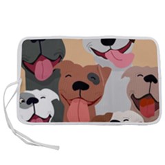 Dogs Pet Background Pack Terrier Pen Storage Case (m) by Ravend