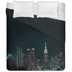 Skyline Photography Of Buildings Duvet Cover Double Side (california King Size) by Modalart