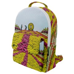 Beautiful Garden Flap Pocket Backpack (small) by 1212