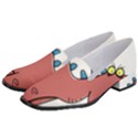 Dinosaur Dragon Drawing Cute Women s Classic Loafer Heels View2