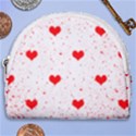 Hearts Romantic Love Valentines Horseshoe Style Canvas Pouch View1