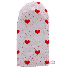 Hearts Romantic Love Valentines Microwave Oven Glove by Ndabl3x