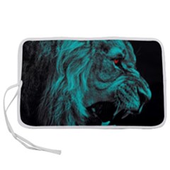 Angry Male Lion Predator Carnivore Pen Storage Case (m) by Ndabl3x