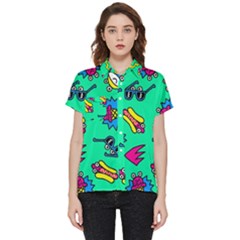 Pattern Adweek Summer Short Sleeve Pocket Shirt by Ndabl3x