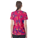 Pattern Booty Faces Women s Sport Mesh T-Shirt View2