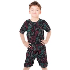 Abstract Pattern Kids  T-shirt And Shorts Set by Ndabl3x